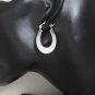 Silver Horseshoe Earrings, 925 Sterling, Horseshoe Hoop Earrings, Handmade Earrings