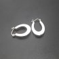 Silver Horseshoe Earrings, 925 Sterling, Horseshoe Hoop Earrings, Handmade Earrings
