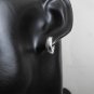 Silver Round Hoop Earrings, Unisex Huggie Earrings 12mm