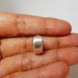 Round Dome Hoop Earrings 12mm, Unisex Silver Huggie Earrings