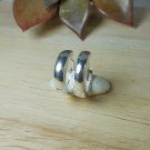 925 Sterling Silver Round Hoop Earrings, Hug Earrings, Unisex Earrings