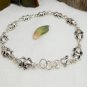 Sterling Silver Bracelet, Silver Frog Bracelet, Womens Silver Bracelet