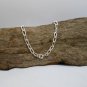 Flat Oval Cable Chain Bracelet, 925 Sterling Silver, Link Chain Bracelet 5mm