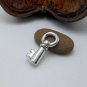 925 Sterling Silver 3d Prison Key Charm, Key Pendant 27mm, Hall Key Charm, Town Key Charm