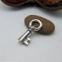 925 Sterling Silver 3d Prison Key Charm, Key Pendant 27mm, Hall Key Charm, Town Key Charm