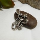 Cool Handcraft Sterling Silver Scorpio Star Sign Charm,Scorpio Charm,Scorpio Zodiac Charm