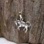 Cool Handcraft Sterling Silver Taurus Star Sign Charm,Taurus Charm,Taurus Zodiac Charm