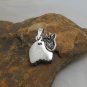 Moving Cow Pendant, 925 Sterling Silver, Handmade Charm, Animal Pendant, Bracelet Charm