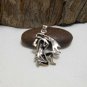 Handcraft Sterling Silver Aquarius Star Sign Charm,Aquarius Charm,Aquarius Zodiac Charm