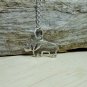 Handcrafted Sterling Silver Rhino Charm,Rhino Charm,Bracelet Charm,Rhinoceros Charm