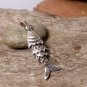 3D Silver Moving Fish Charm, 925 Sterling, Handmade Charm, Moving Fish Pendant, Bracelet Charm