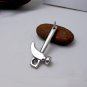 Heavy Solid 35 MM Sterling Silver 3d Hammer Charm,Tool Charm,Tool Pendant,Hammer Pendant