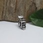 925 Sterling Silver Tuk Tuk Charm, Tricycle Charm Pendant, 3-D Movable Pendant, Bracelet Charm