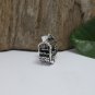 925 Sterling Silver Tuk Tuk Charm, Tricycle Charm Pendant, 3-D Movable Pendant, Bracelet Charm