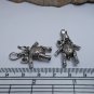 3D Movable Elephant Charm, 925 Sterling Silver, Handmade Charm, Animal Pendant, Bracelet Charm