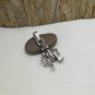 3D Moving Rabbit Charm, 925 Sterling Silver, Handmade Charm, Animal Pendant, Bracelet Charm