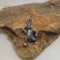 3D Moving Rabbit Charm, 925 Sterling Silver, Handmade Charm, Animal Pendant, Bracelet Charm