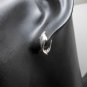 925 Sterling Silver Hoop Earrings, Handmade Earrings, Jumping Dolphin Earrings