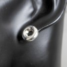 12.5mm Sterling Silver Donut Earrings, Handmade Earrings 12.5mm Sterling Silver Donut Earrings, Handmade Earrings