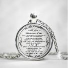 To My Daughter - Dad Necklace Gift for Daughter from Father Papa, Birthday Gift