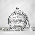 To My Daughter - Mom Necklace, Gift for Daughter from Mother Mama, Birthday Gift