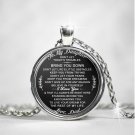 To My Daughter - Dad Necklaces Gift for Daughter from Father Papa Daddy, Birthday Gift