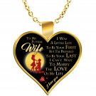 My Future Wife - Perfect Gold Necklace For Valentine's Day For Bride Girlfriends