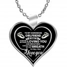 To My Gorgeous Girlfriend Perfect Silver Necklace For Valentine's Day, Your Love