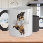 German Shepherd Dog Lovers Novelty Color Changing Mugs, Great Birthday Gift Idea