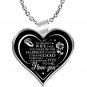 Valentine Day Gift Ideas, Wife's Birthday Silver Necklace, Husband Love Gifts