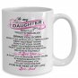 To My Daughter - Dad Tea Cup, Gift for Daughter from Father Papa, Birthday Mug