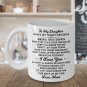 Great Mom To My Daughter Tea Cup, Meaningful Gift Mug from Mother Mama Mommy Mum