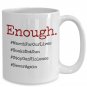 Enough - March For Our Live - Stop Gun Violence - Never Again Coffee Mugs Print