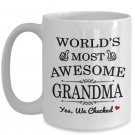 Grandma Grandpa Mug Print - Best Gift for Birthday Special Occasion Anniversary