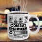 Nerd Geek Gift Coffee Mug for Combat Engineer Mechanic Technician Engineering