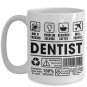 Dental Gift Both Side Print Mug for Teeth Hygienist Pediatric Doctor Nurse