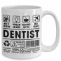 Dental Gift Both Side Print Mug for Teeth Hygienist Pediatric Doctor Nurse