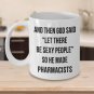 Coffee Mug for Pharmacist, Large Cozy Novelty C-Shape Handle Druggist Tea Cup