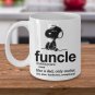 Father's Day Gift Coffee Mug - Funny Tea Cup For Uncle Dad's Brother, Nerd Geek