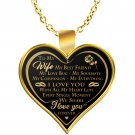 Valentine's Day Gift - I Love You My Wife - My Best Friend Necklace From Husband