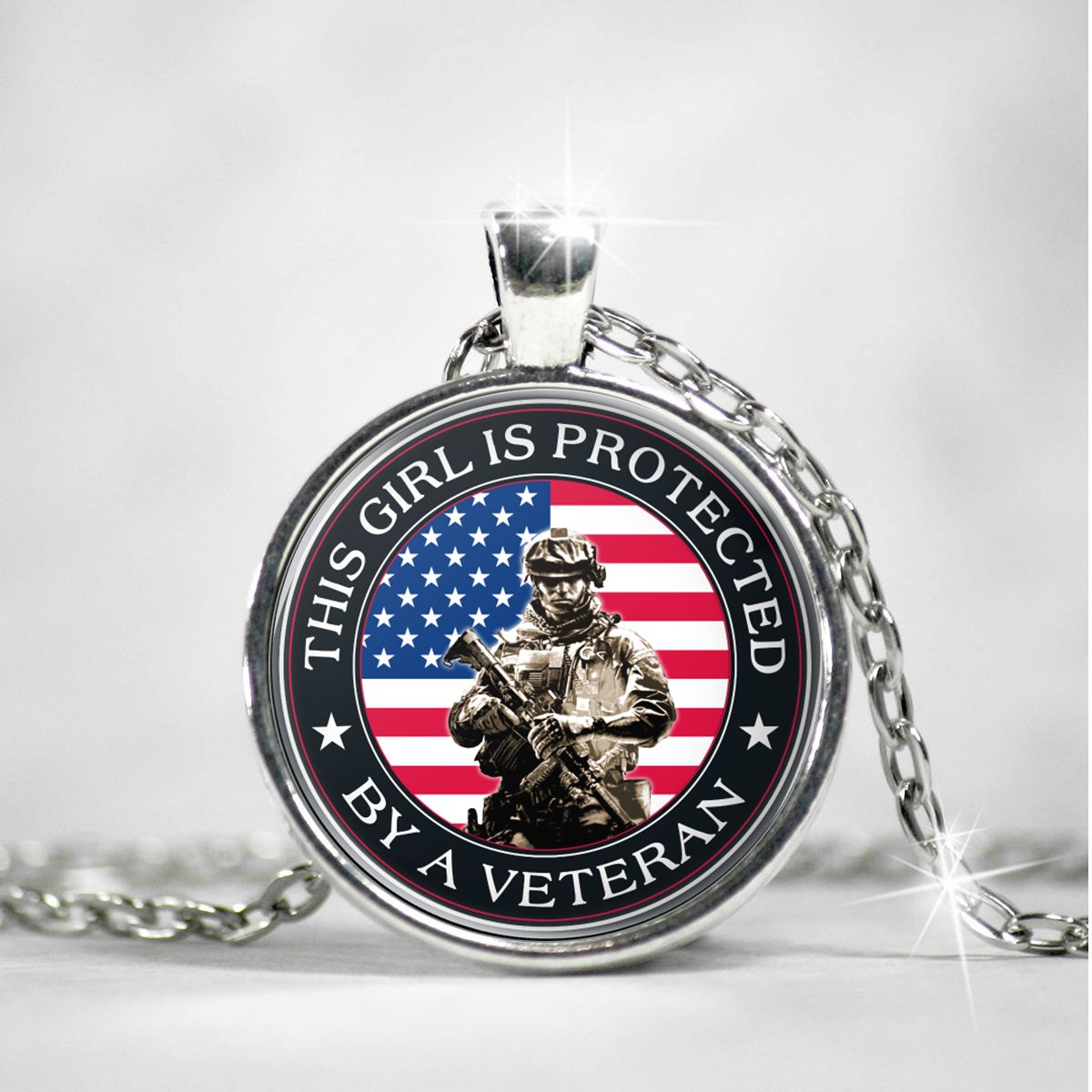 Veteran's Day Necklace Gift Ideas For Wife Girlfriend Bride Lover's Birthday