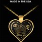 Valentine Day Gift Idea, Wife's Birthday Heart Shape Necklace, Husband Love Gift
