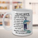 To My Wife I Love You 11 oz Coffee Mug Print- Gift For Wife - Best Gift For Wedding Anniversary