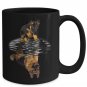 German Shepherd Dog Lover Novelty C-shape Handle 15 oz Mug - Great Birthday Gift for Dad Mom Grandpa