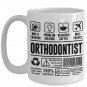 Orthodontic Mugs - Great For Brushing Teeth Hygienist - Dental Assistant Tea Cup