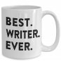 Best Writer Ever Funny Coffee Mug Print - Humorous Facetious Writing Lover Gifts