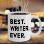 Best Writer Ever Funny Coffee Mug Print - Humorous Facetious Writing Lover Gifts
