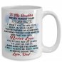 Great Gift Ideas Daddy To Daughter Coffee Mugs - Best for Birthday Anniversary