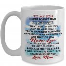Great Gift Ideas Mommy To My Son Coffee Mug Print, Best for Birthday Anniversary