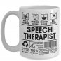 Speech Therapist Coffee Mug - Speech Language Pathologist Tea Cup For Women Men